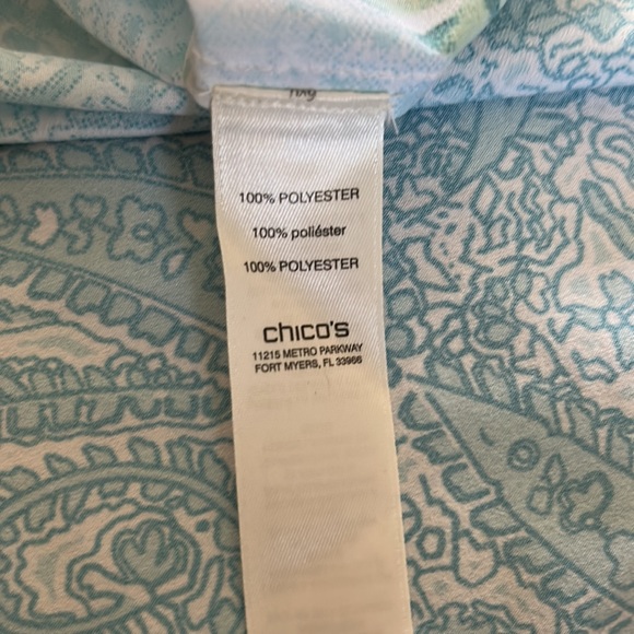 NWT Chicos 3/4 sleeve top - Picture 6 of 7